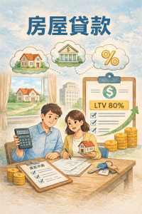 房屋貸款流程、房貸利率、房貸核貸條件、房貸成數、房貸風險